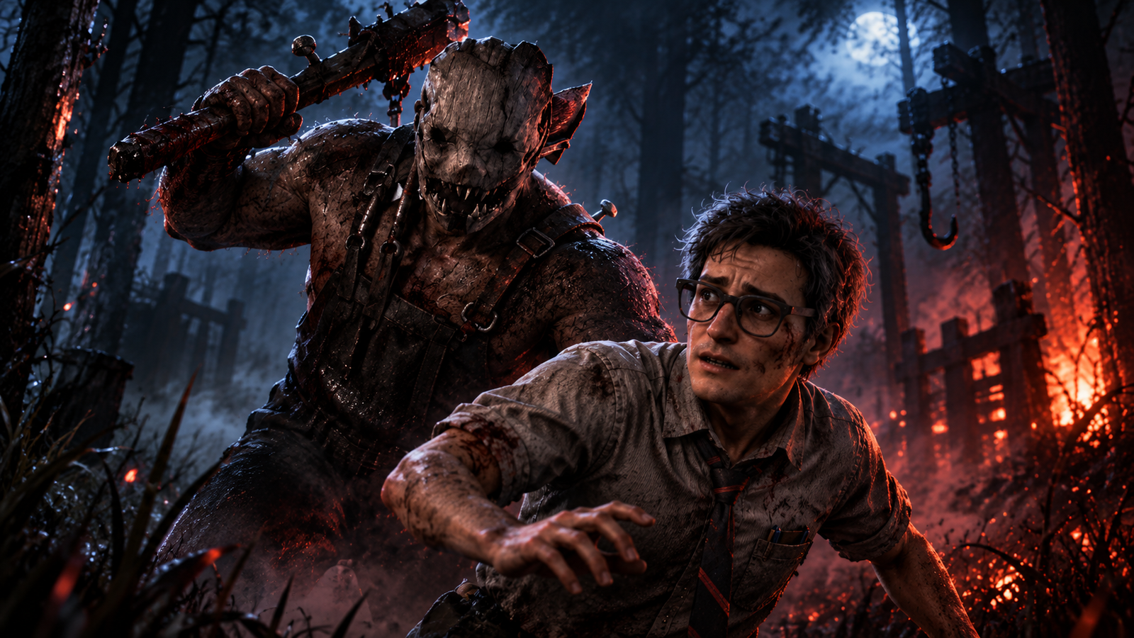 Imagem promocional com Dwight e Trapper para o formulário